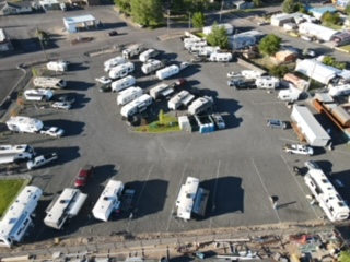Burns Oregon RV motorhome park rv hookup spaces