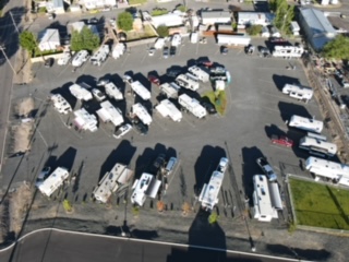 Burns Oregon RV motorhome park rv hookup spaces